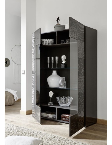 Vetrina due ante serigrafata