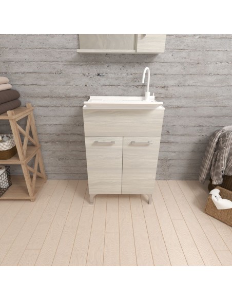 Lavatoio 2 ante con tavoletta 50 x 50