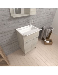 Lavatoio 2 ante con tavoletta 50 x 50