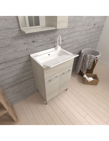 Lavatoio 2 ante con tavoletta 50 x 50