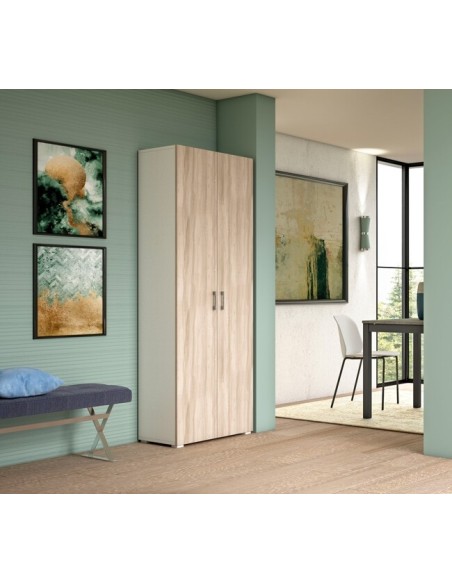 Scarpiera 2 ante Bianco / Olmo