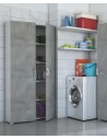 Armadio multiuso maxi volume Bianco/Cemento