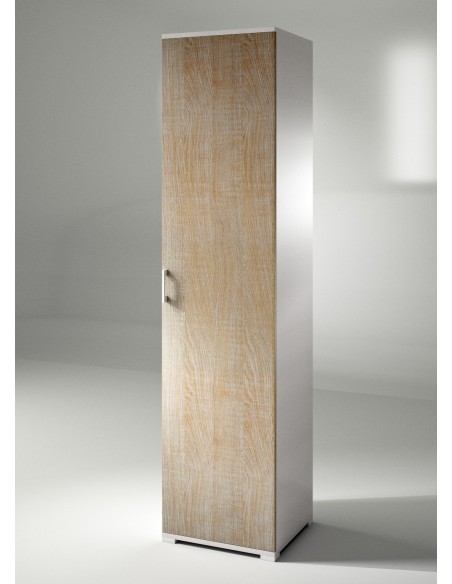 Colonna multiuso Bianco / Rovere