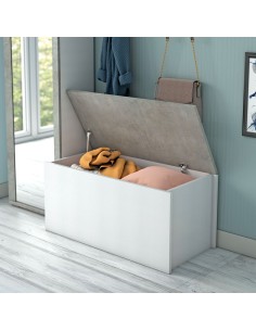 Baule moderno Bianco / Cemento