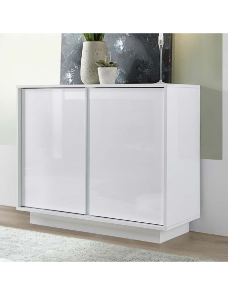 Madia 2 ante Bianco Laccato