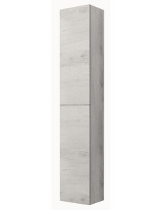 Colonna bagno 2 ante sospesa Quercia bianco