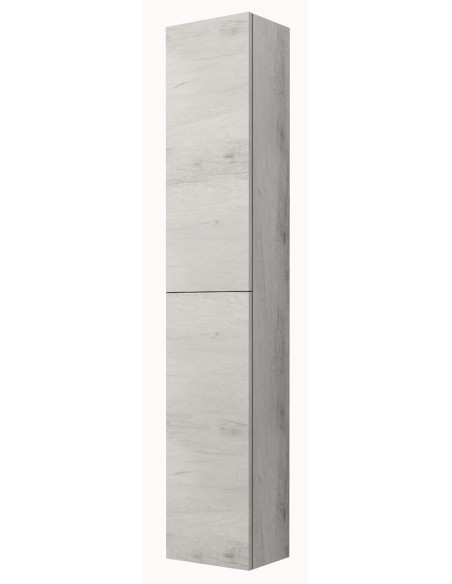 Colonna bagno 2 ante sospesa Quercia bianco