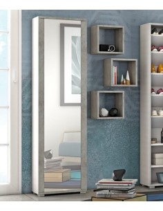 Scarpiera/ Colonna multiuso con Specchio
