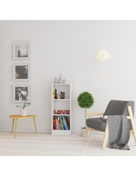 Libreria stretta Bianco