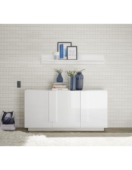 Madia 3 ante Bianco laccato