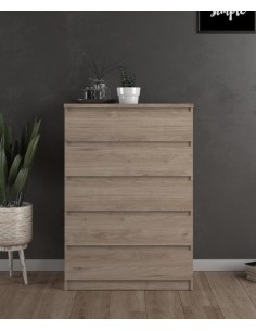 Cassettiera 5 cassetti 2