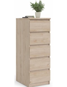 Cassettiera alta 5 cassetti