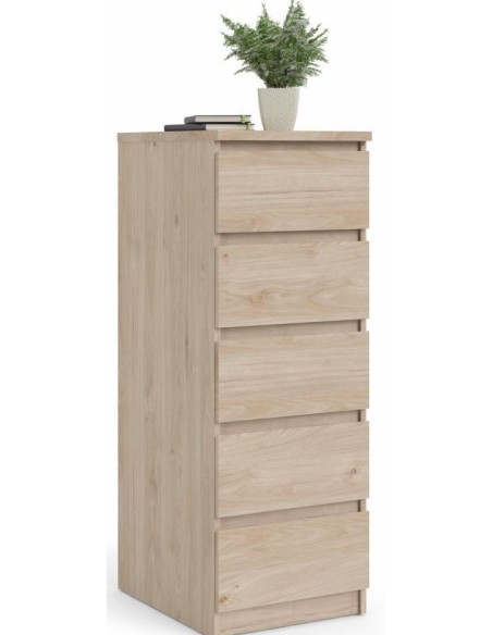 Cassettiera alta 5 cassetti