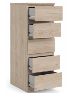 Cassettiera alta 5 cassetti 2