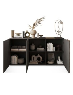 Madia 3 ante con fascia Titanio / Rovere Kadiz 2