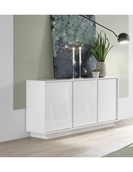 Madia 3 ante Bianco laccato lucido 138