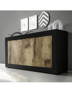 Madia 3 ante moderna Nero / Pero 2