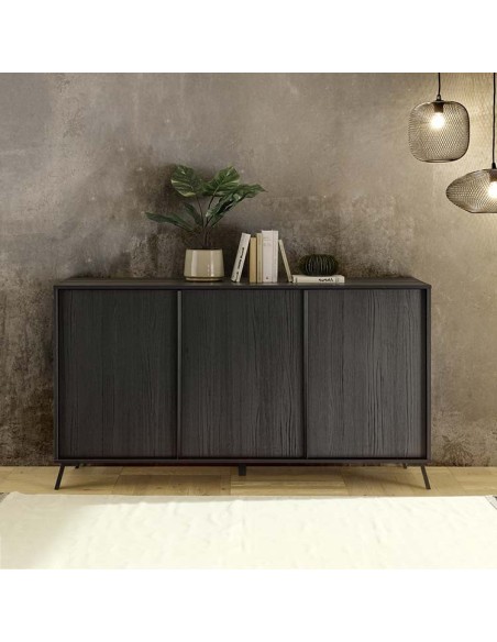 Madia 3 ante Nero frassinato Ville