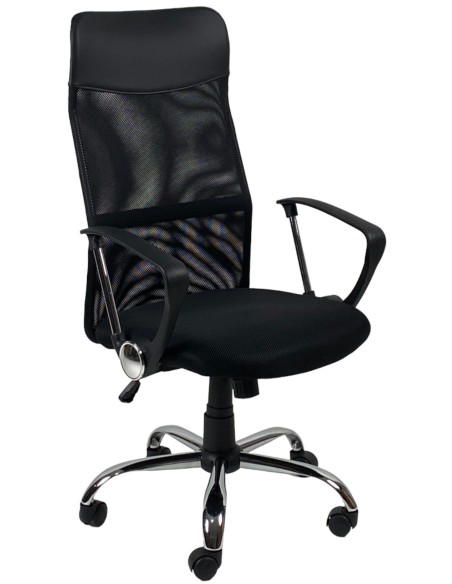 Poltrona girevole con alzata a gas e movimento oscillante