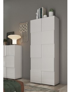 Armadio ingresso Monopoly guardaroba 2 ante Bianco laccato