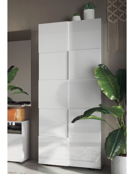 Armadio ingresso Monopoly guardaroba 2 ante Bianco laccato