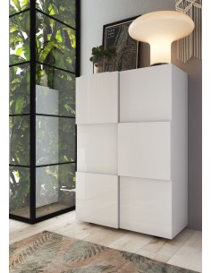 Scarpiera ingresso Monopoly 2 ante Bianco laccato