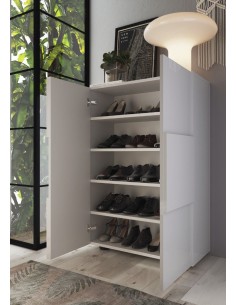 Scarpiera ingresso Monopoly 2 ante Bianco laccato 2