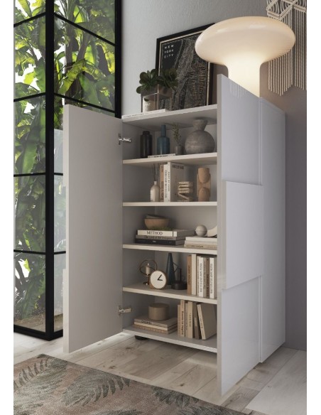 Scarpiera ingresso Monopoly 2 ante Bianco laccato