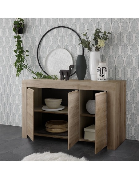 Credenza 3 ante contenitore da 138 rovere
