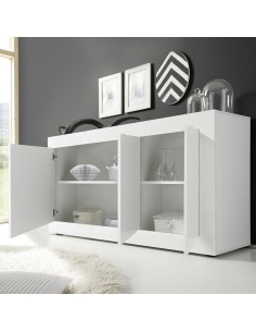 Madia 3 ante Bianco laccato lucido 2