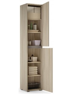 Colonna 2 ante - 5 ripiani Olmo 2