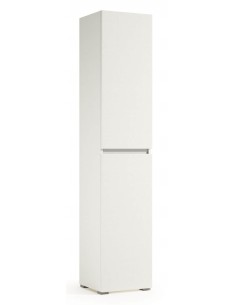 Colonna 2 ante - 5 ripiani Bianco