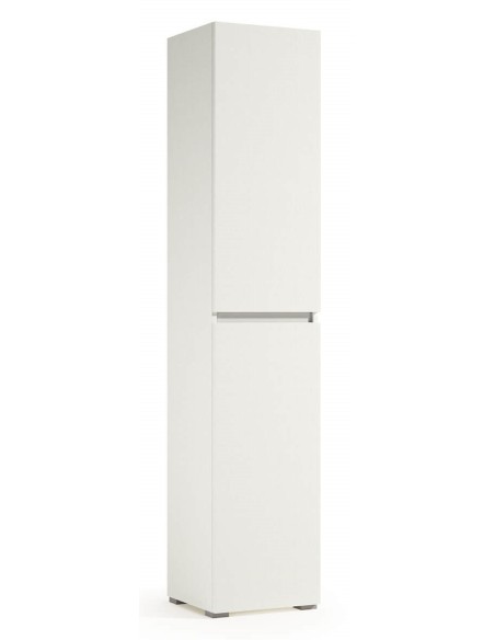 Colonna 2 ante - 5 ripiani Bianco