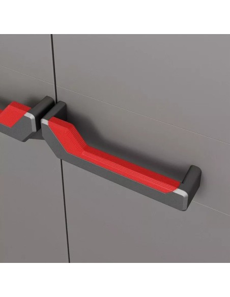 Armadio in resina 2 ante tutto piani Grigio