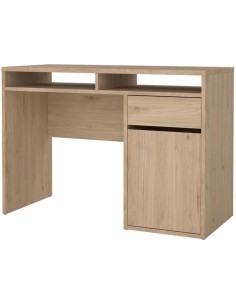 Scrivania 1 cassetto - 1 anta cm 110 rovere naturale