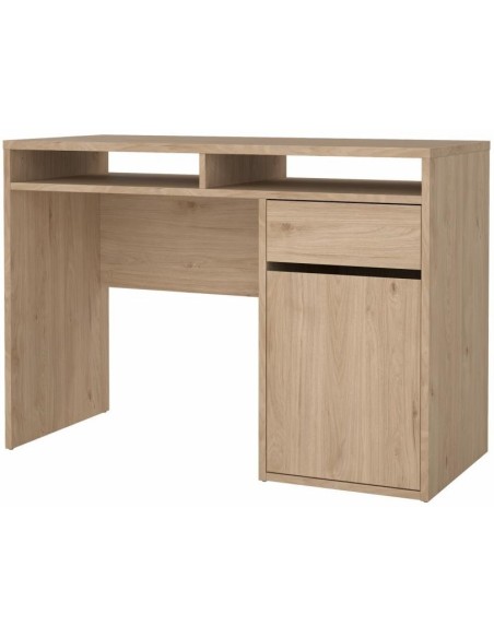 Scrivania 1 cassetto - 1 anta cm 110 rovere naturale