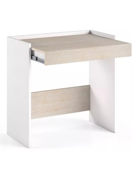 Consolle con cassetto trasformabile