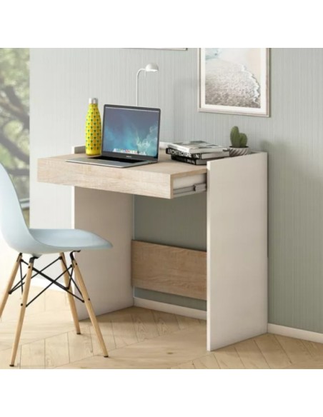 Consolle con cassetto trasformabile