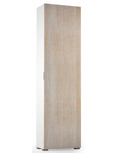 Scarpiera mobile multiuso Bianco / Rovere 2