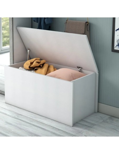 Baule 1 ribalta Bianco venato