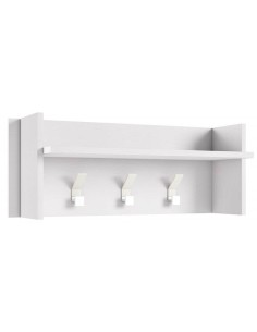 Mensola ingresso 3 appendini Bianco venato