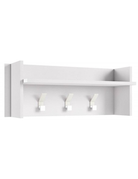 Mensola ingresso 3 appendini Bianco venato
