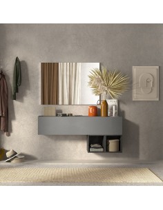 Composizione ingresso Ardesia - Piombo Specchio escluso 55