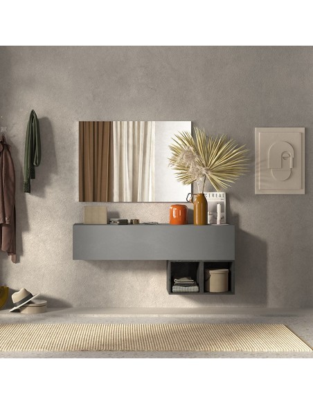 Composizione ingresso Ardesia - Piombo Specchio escluso 55