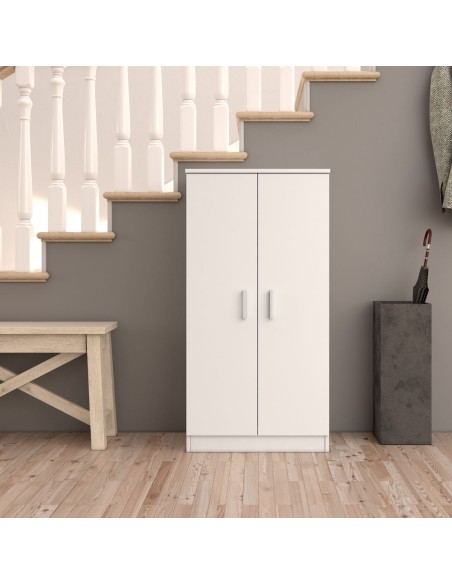 Scarpiera bassa 2 ante Bianco