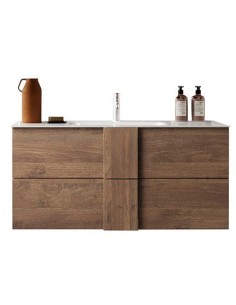 Mobile bagno cm 100 sospeso 2 cassetti Mercure (Specchio escluso) 2