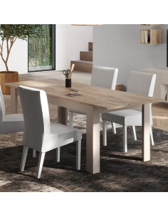Tavolo allungabile Cashmere / Rovere (Sedie escluse)