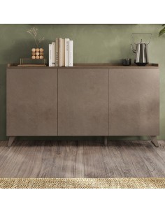 Madia 3 ante con top a vassoio Bronzo / Mecure 2