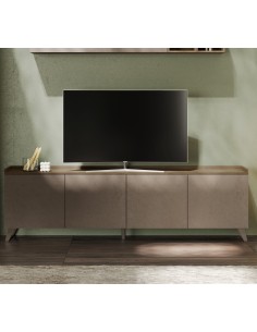 Porta TV 4 ante con top a vassoio Bronzo / Mercure 2