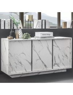 Madia 3 ante Marmo bianco